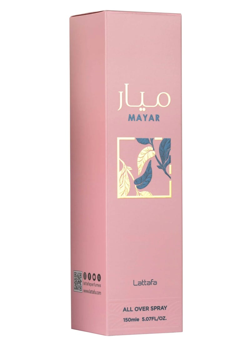 Lattafa Mayar All Over Spray 150ML - Image 2